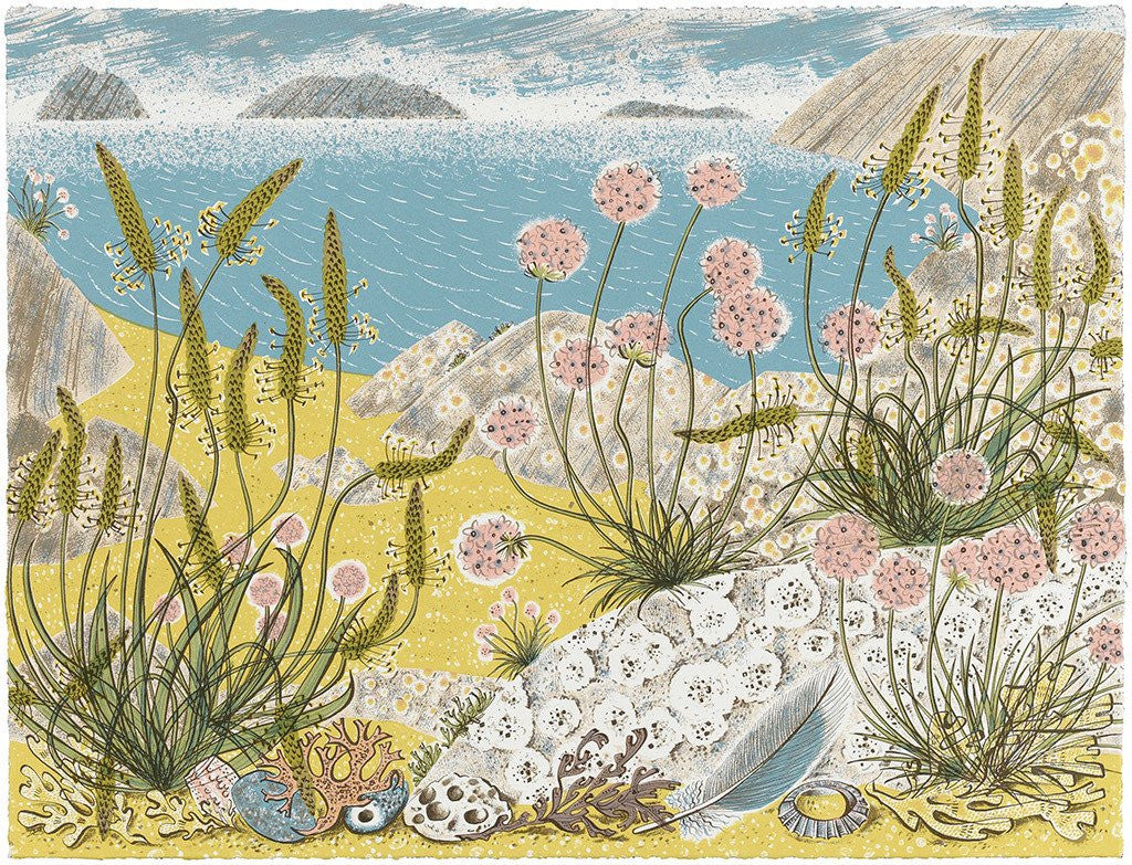 Summer Shore - Angie Lewin - St. Jude's Prints