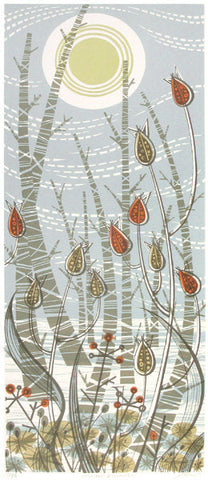 Winter Birches - Angie Lewin - St. Jude's Prints
