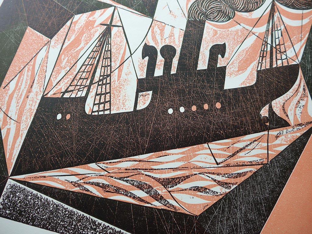 Block Ships - Charles Shearer - St. Jude's Prints