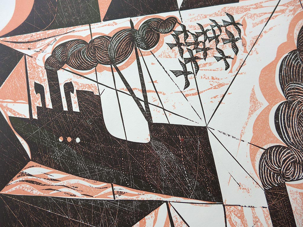 Block Ships - Charles Shearer - St. Jude's Prints
