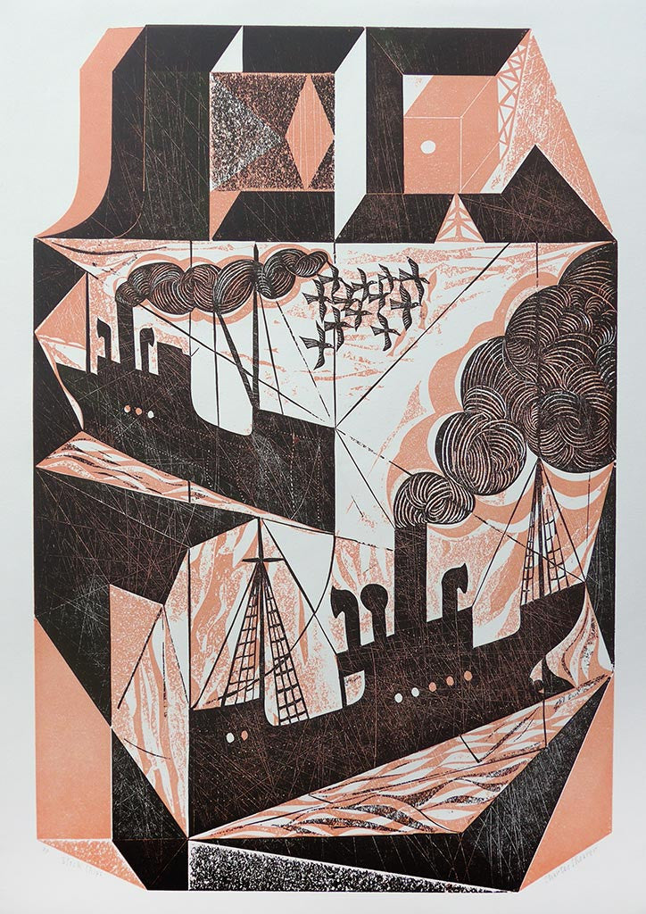 Block Ships - Charles Shearer - St. Jude's Prints