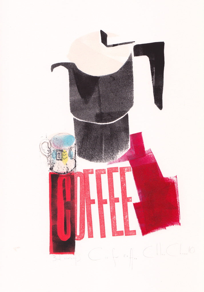 C for Coffee - Chloe Cheese - St. Jude's Prints
