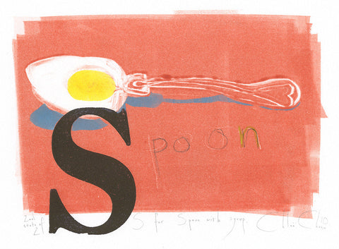S for Spoon - Chloe Cheese - St. Jude's Prints
