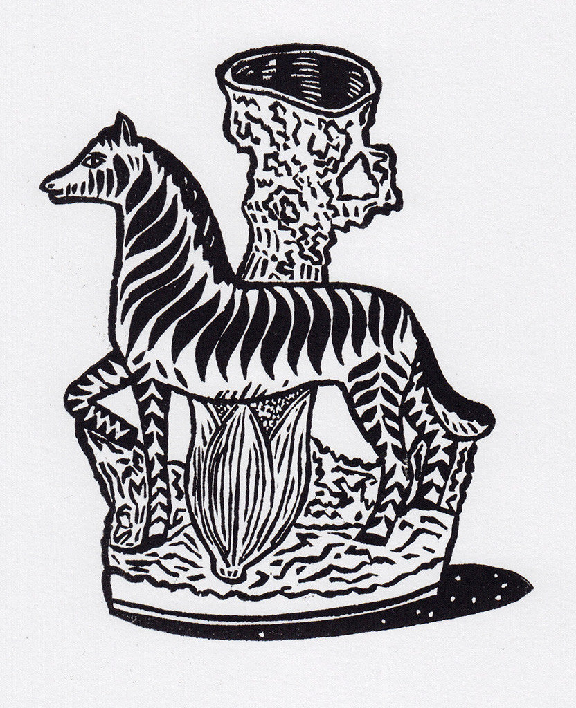 Staffordshire Zebra - Christopher Brown - St. Jude's Prints