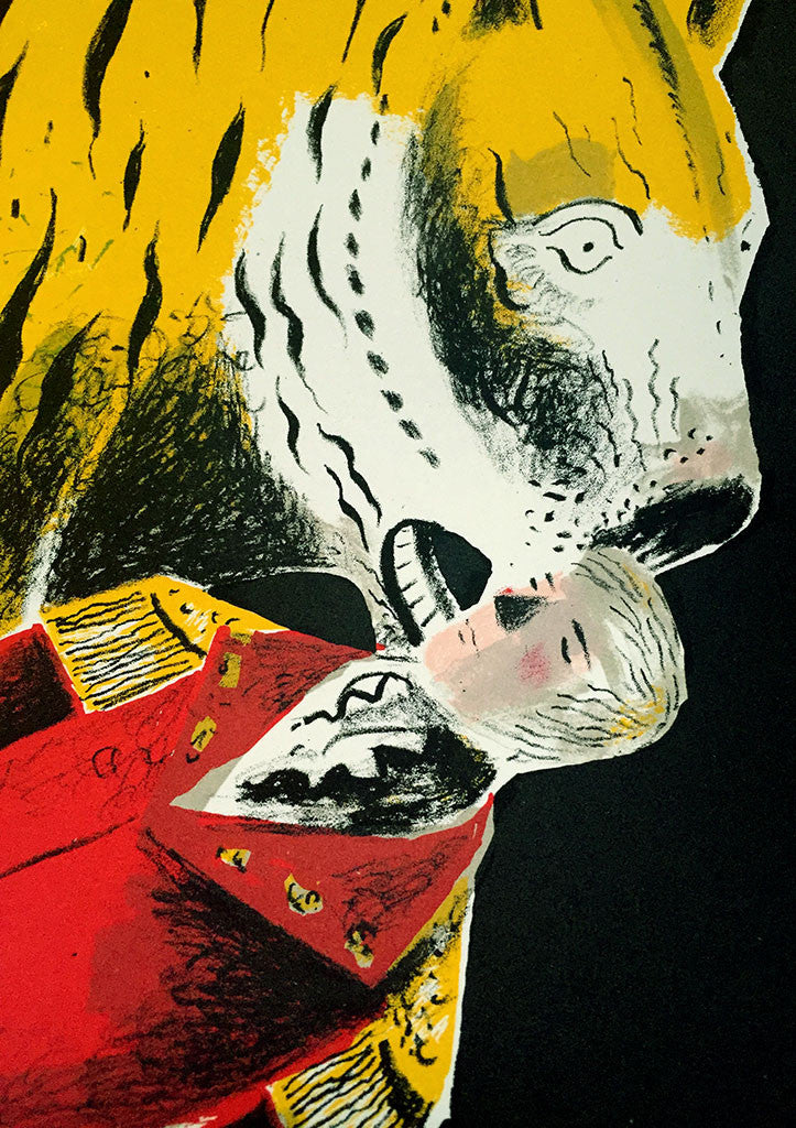 Man Slain by a Tiger - Clive Hicks-Jenkins - St. Jude's Prints