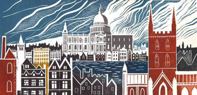 Restoration London (single layer print) - Ed Kluz - St. Jude's Prints