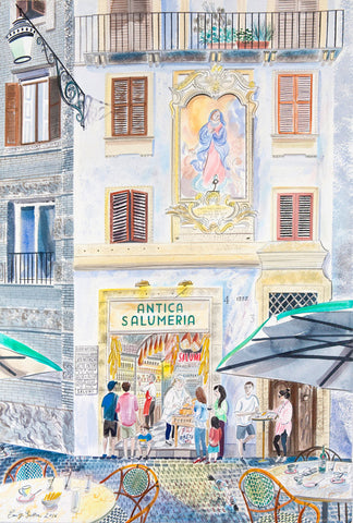 Antica Salumeria, Rome - Emily Sutton - St. Jude's Prints