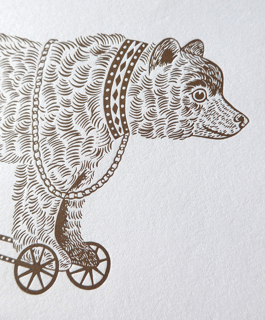 Bear on Wheels - Emily Sutton - St. Jude's Prints