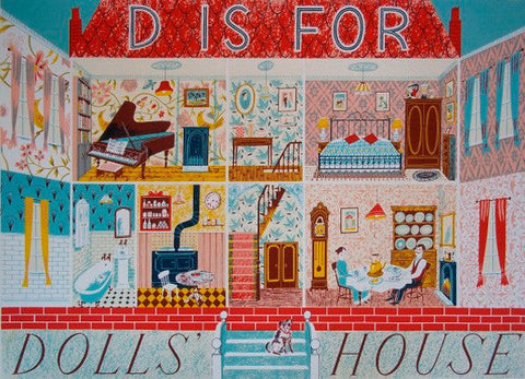 D is for Dolls House - Emily Sutton - St. Jude's Prints