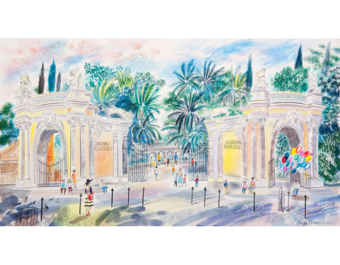 Giardino Zoologico, Rome - Emily Sutton - St. Jude's Prints