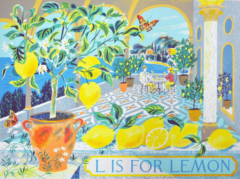 L is for Lemon - Emily Sutton - St. Jude's Prints