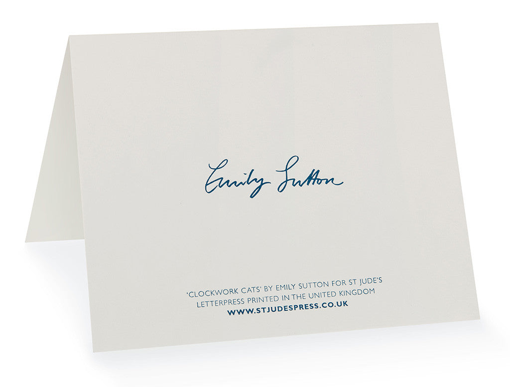 Three Letterpress Cards - Emily Sutton - St. Jude's Prints