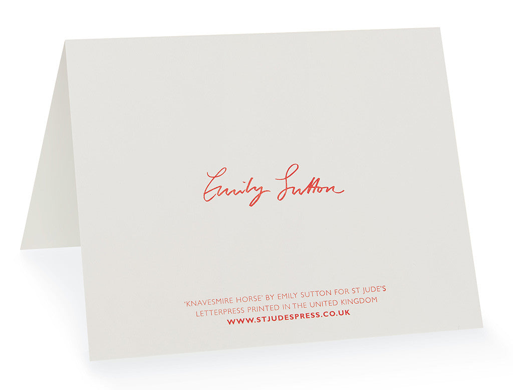 Three Letterpress Cards - Emily Sutton - St. Jude's Prints
