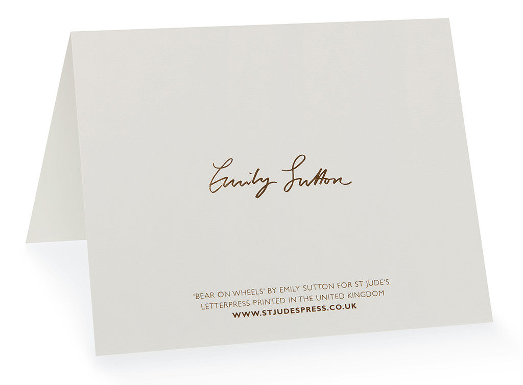 Three Letterpress Cards - Emily Sutton - St. Jude's Prints