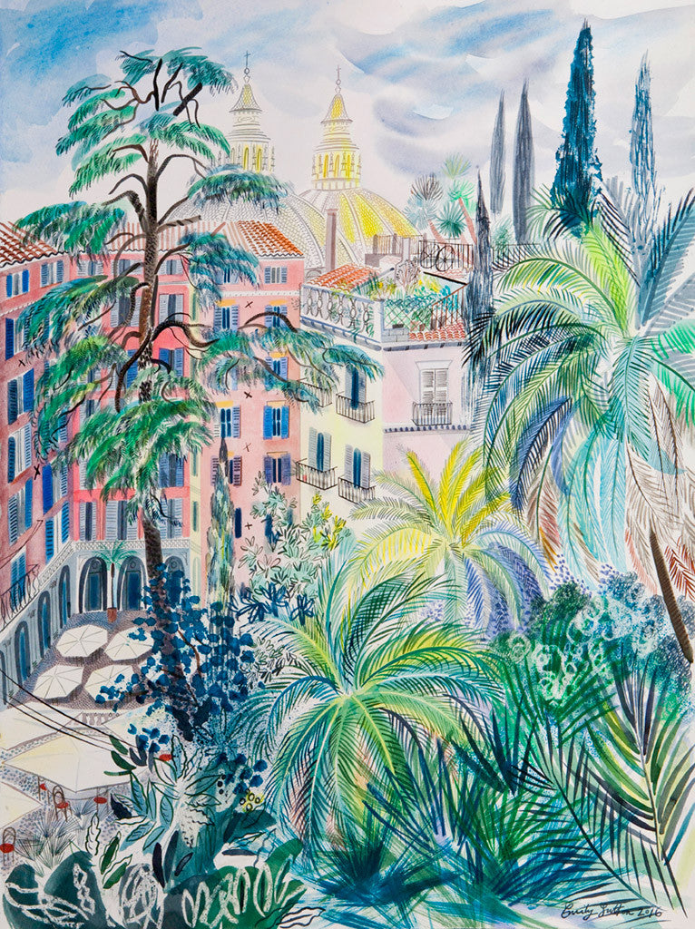 View from the Villa dei Medici, Rome - Emily Sutton - St. Jude's Prints