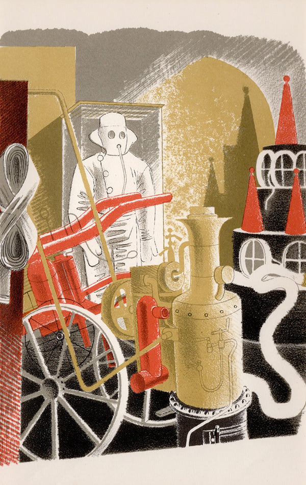 Fire Engineer - Eric Ravilious - lithograph