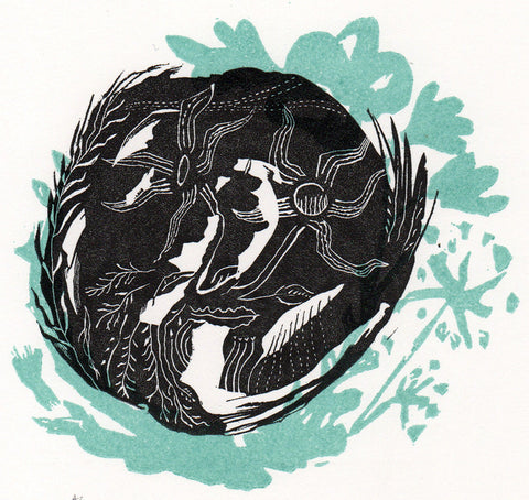 Foliate Head - Winter - Graham Evans - St. Jude's Prints