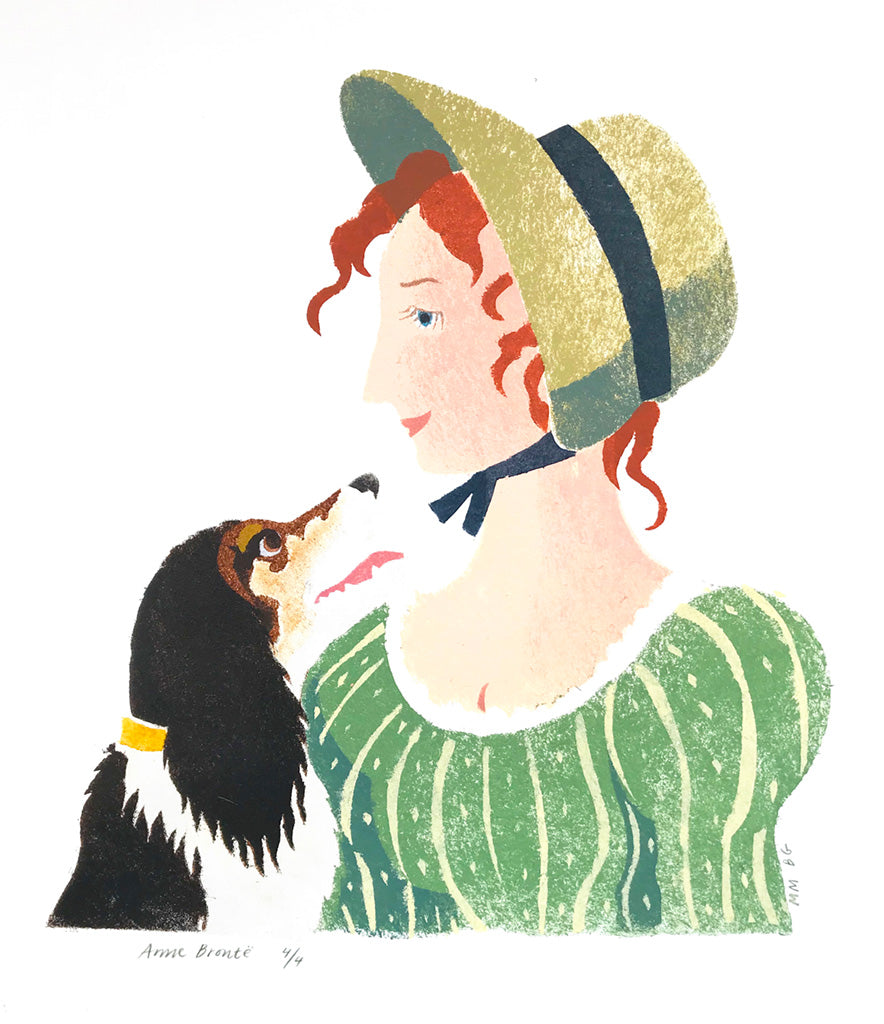 Anne Brontë (edition no. 4/4) - Granström and Manning - St. Jude's Prints