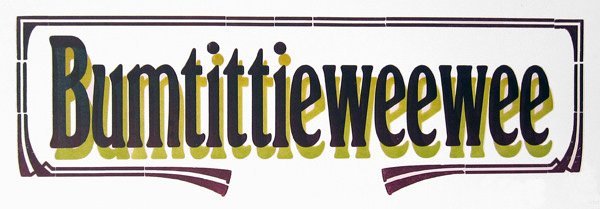 Bumtittieweewee - Helen Ingham - St. Jude's Prints