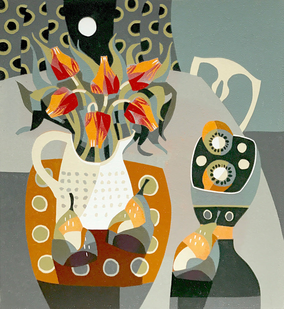 Kiwi and Tulips - Jane Walker - St. Jude's Prints
