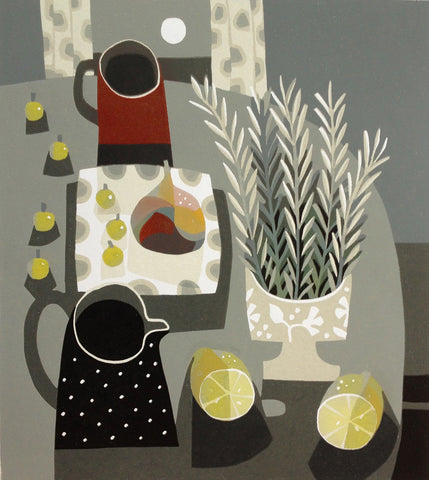 Lemon and Spotted Jug - Jane Walker - St. Jude's Prints