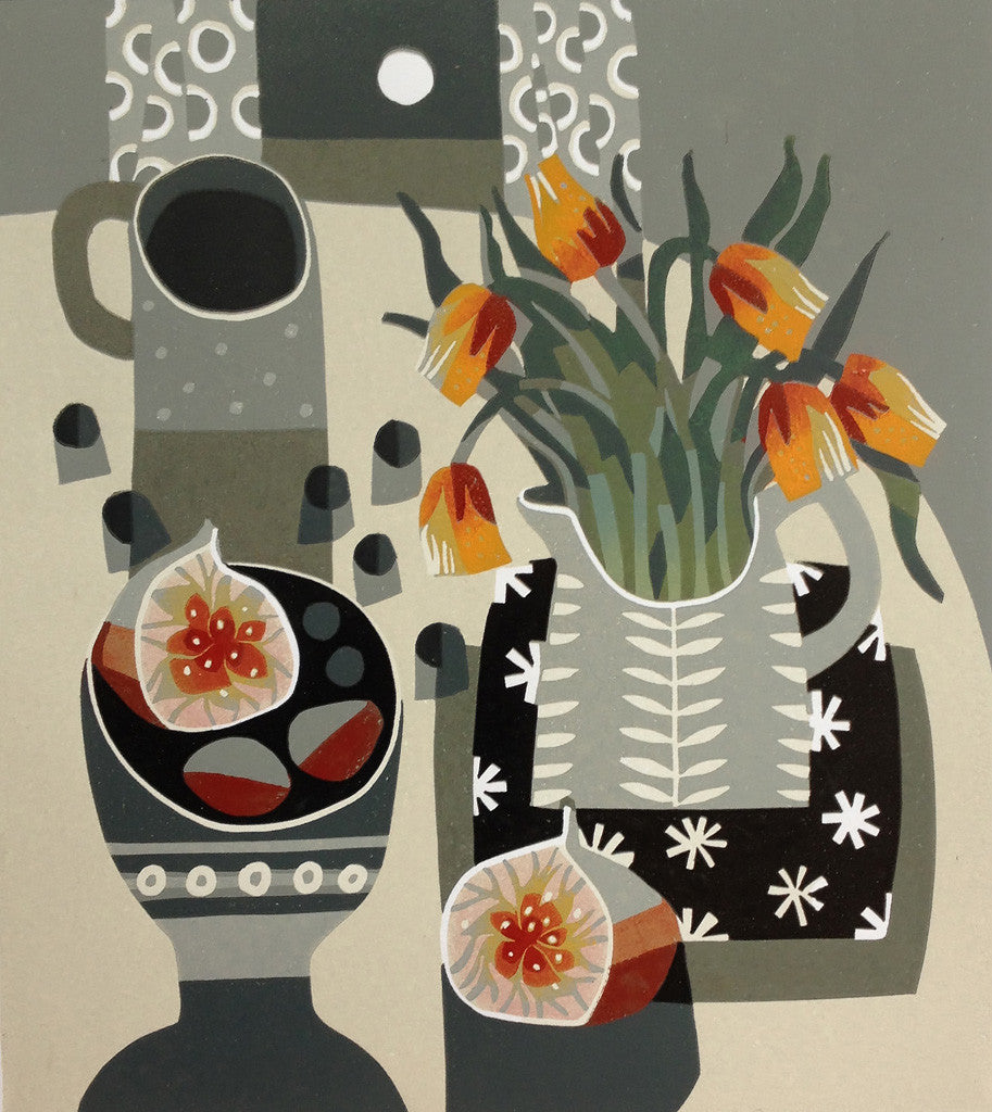 Tulips and Fig - Jane Walker - St. Jude's Prints