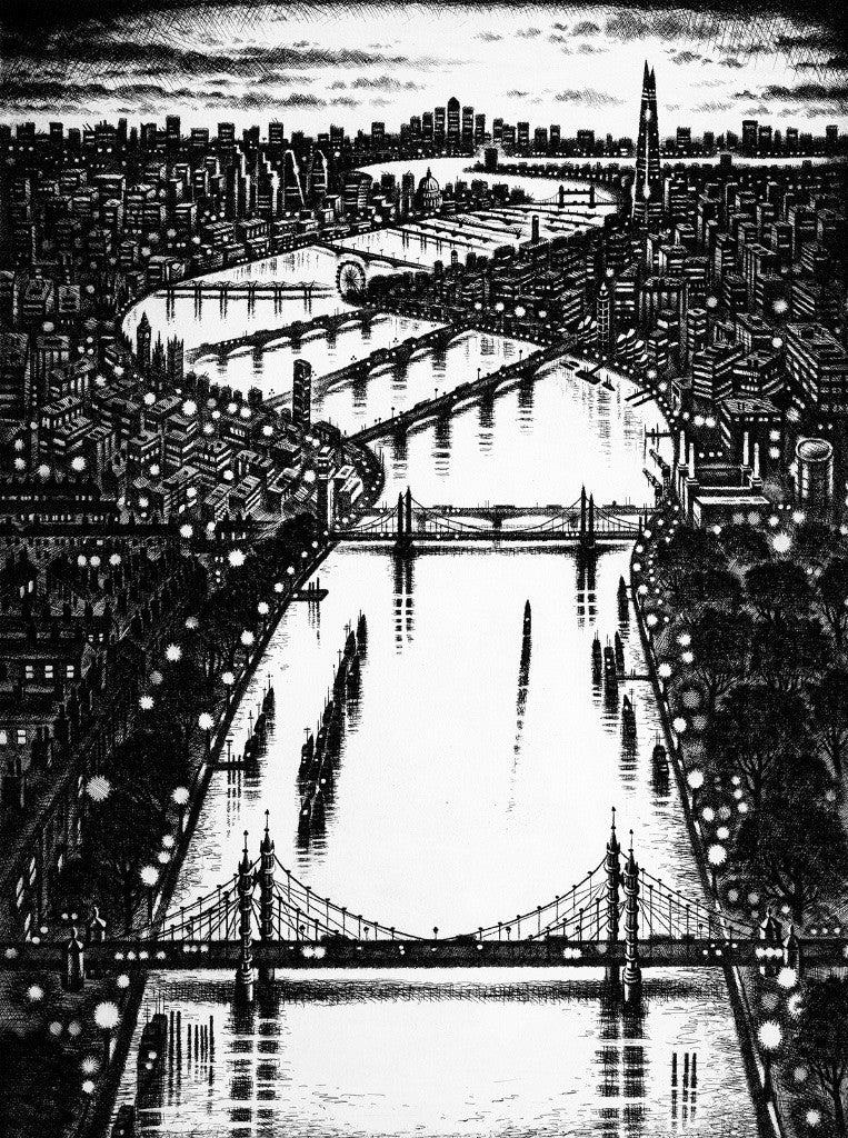 Thames Bridges East - John Duffin - St. Jude's Prints