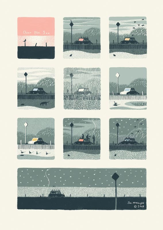 Over The Sea - Jon McNaught - St. Jude's Prints