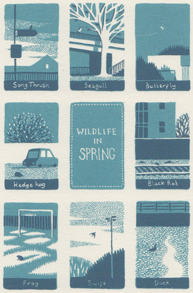 Wildlife in Spring - Jon McNaught - St. Jude's Prints
