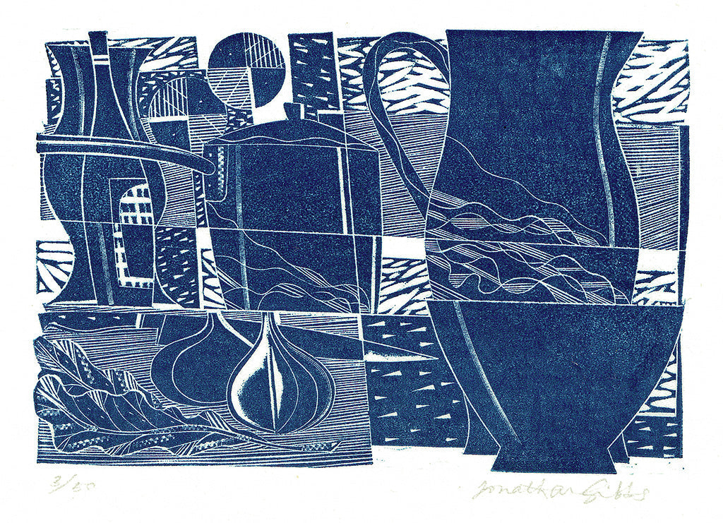 Arrangement in Blue - Jonathan Gibbs - St. Jude's Prints