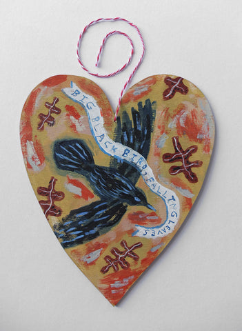Big Blackbird Falling Leaves - Jonny Hannah - St. Jude's Prints