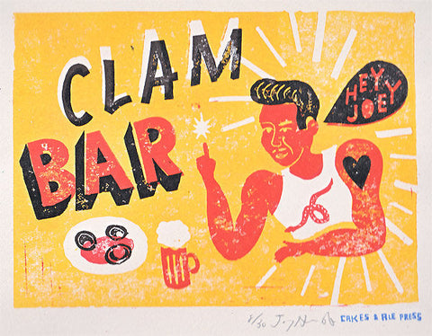 Clam Bar - Jonny Hannah - St. Jude's Prints