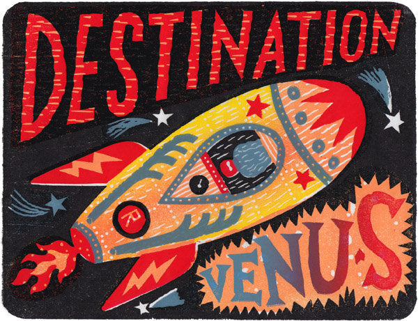 Destination Venus - Jonny Hannah - St. Jude's Prints