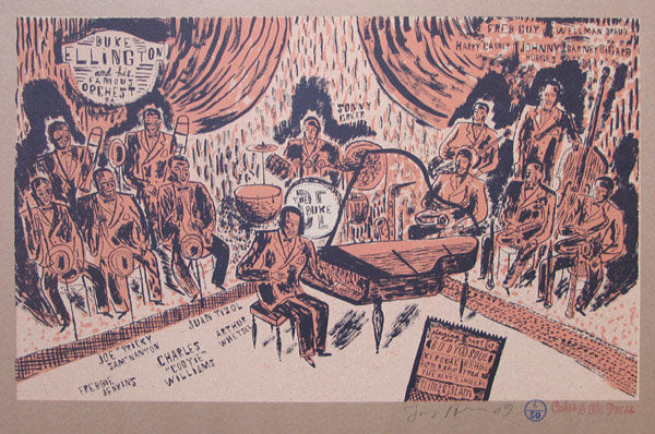 Duke Ellington - Orange - Jonny Hannah - St. Jude's Prints