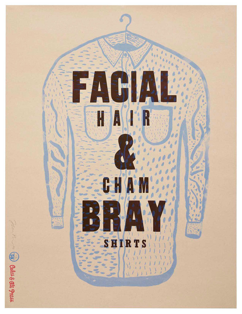Facial Hair and Chambray - Jonny Hannah - St. Jude's Prints