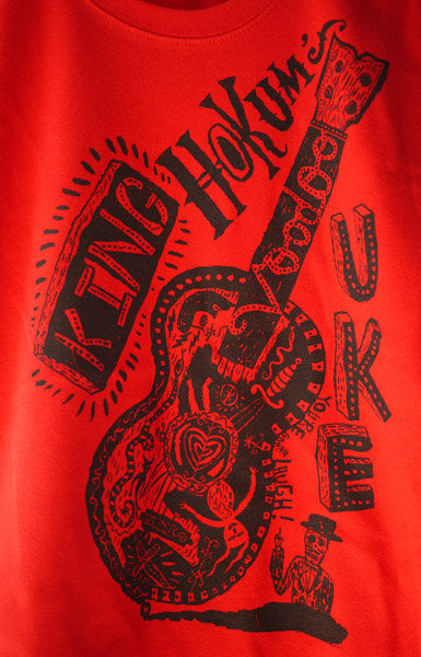 King Hokum's Uke T-shirt - Jonny Hannah - St. Jude's Prints