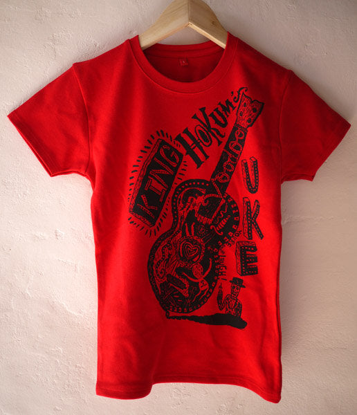 King Hokum's Uke T-shirt - Jonny Hannah - St. Jude's Prints