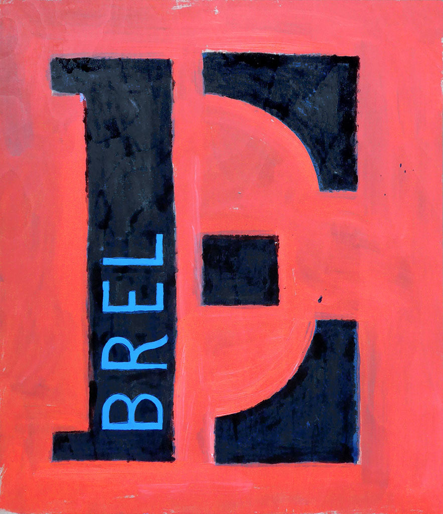 Letters - Coeur - E - Jonny Hannah - St. Jude's Prints