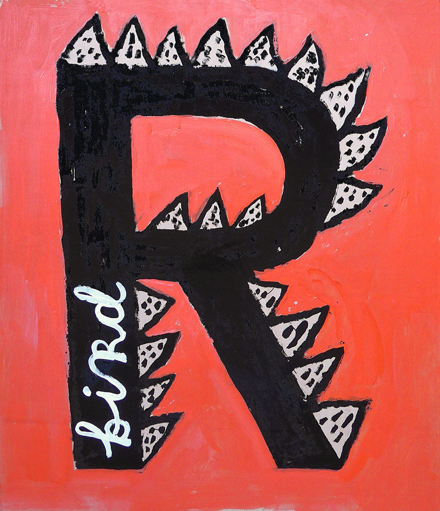 Letters - Coeur - R - Jonny Hannah - St. Jude's Prints