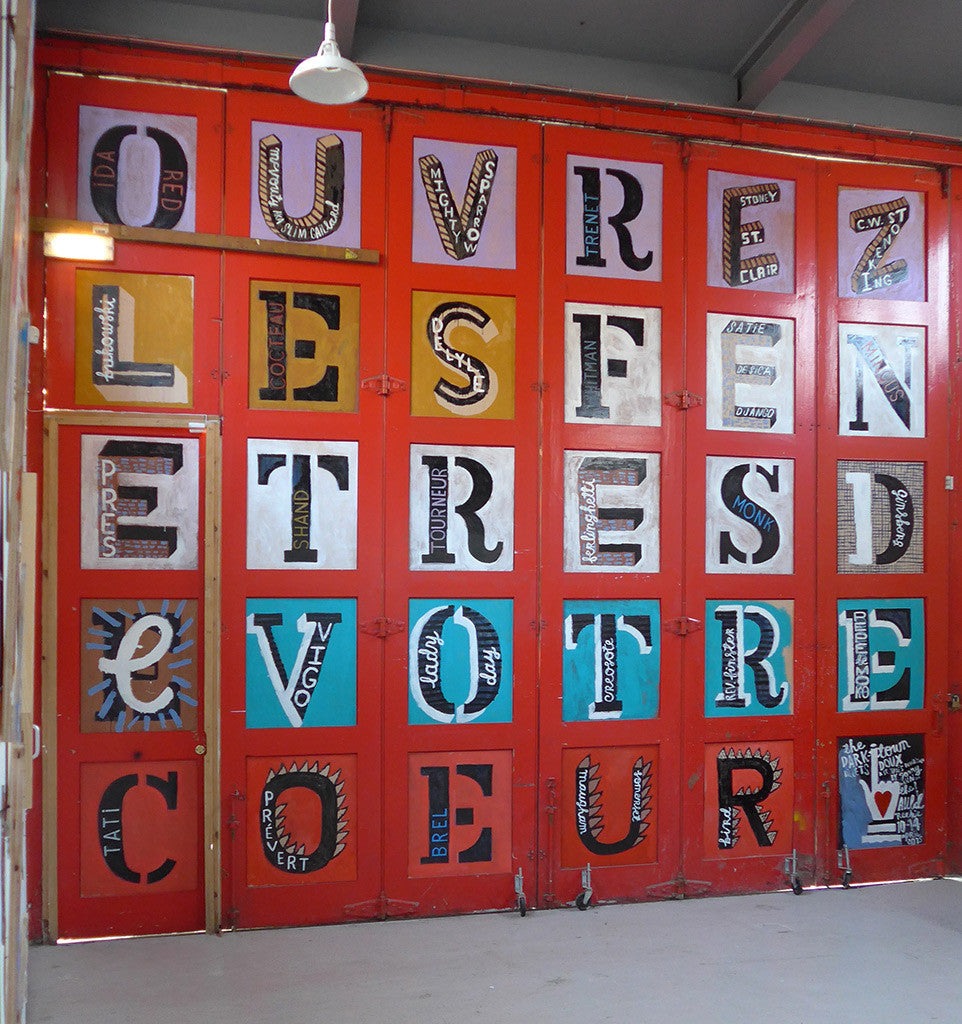 Letters - Coeur - U - Jonny Hannah - St. Jude's Prints