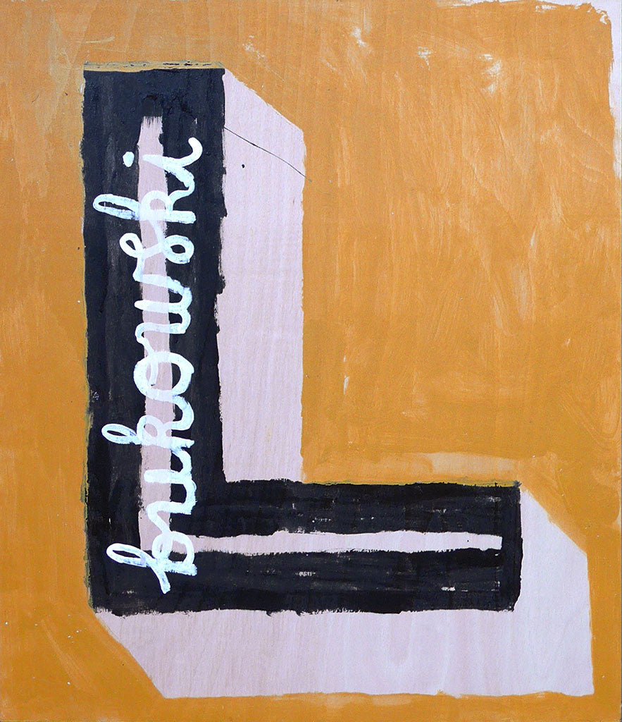 Letters - Les - L - Jonny Hannah - St. Jude's Prints