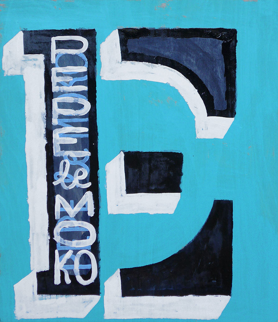 Letters - Votre - E - Jonny Hannah - St. Jude's Prints