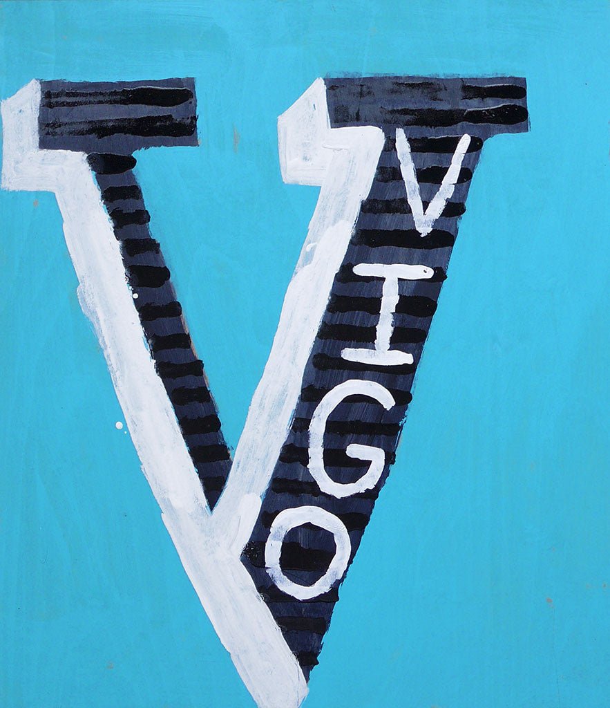 Letters - Votre - V - Jonny Hannah - St. Jude's Prints