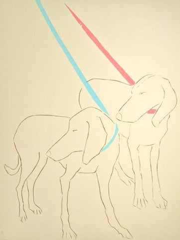 Dogs on Leads - Liz Loveless - St. Jude's Prints