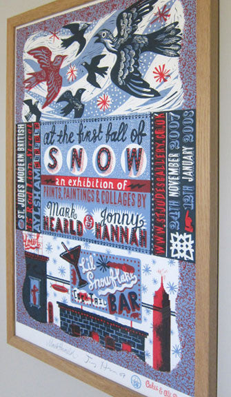 At The First Fall of Snow - Mark Hearld - St. Jude's Prints