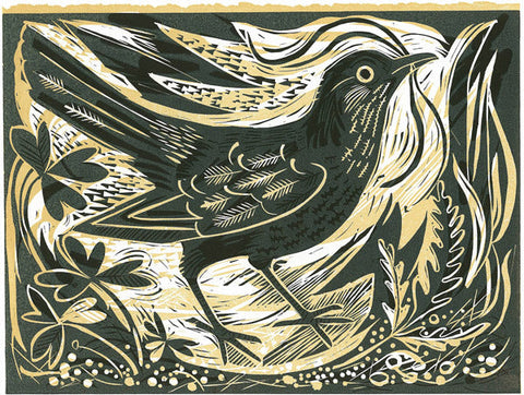 Ballindalloch Blackbird - Mark Hearld - St. Jude's Prints