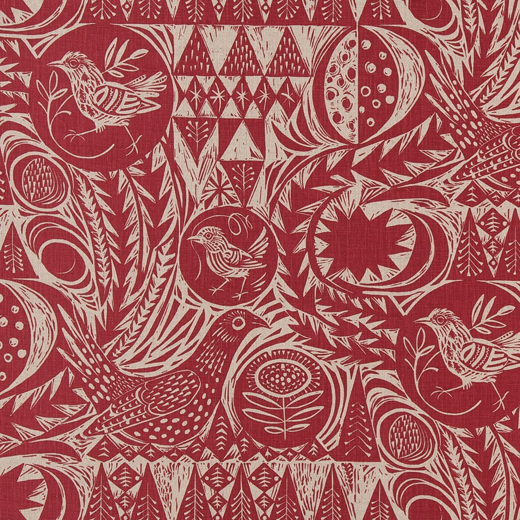 Bird Garden fabric - Mark Hearld - St. Jude's Prints