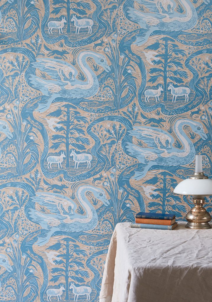 Compton Verney wallpaper - Mark Hearld - St. Jude's Prints
