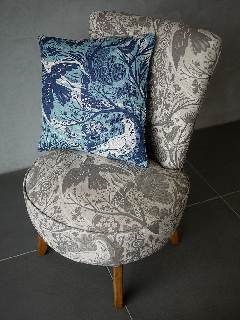 Doveflight fabric - Mark Hearld - St. Jude's Prints