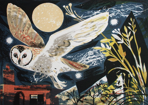 Owl Flight - Mark Hearld - St. Jude's Prints